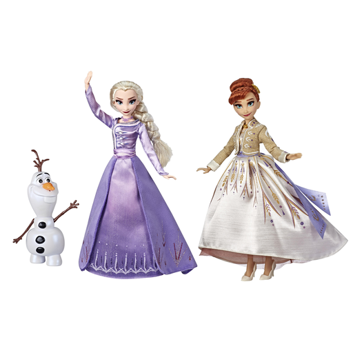 [5010993655212] HASBRO Disney Frozen 2 Bonecas Manequins Elsa, Anna E Olaf