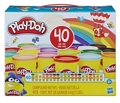 [5010993696246] PLAY-DOH Fantastique Pâte à modeler 20 couleurs assorties 40 x 84 g