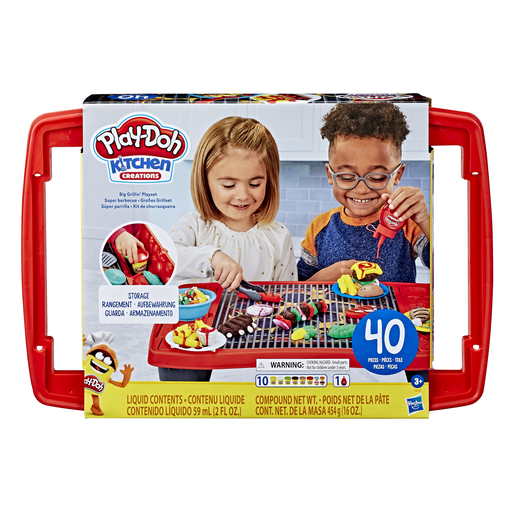 [5010993741083] PLAY-DOH Kitchen Creations Super Barbecue Jouet Pour Enfants 40 pièces