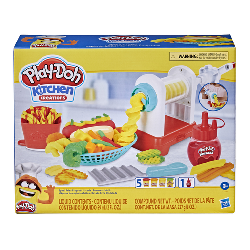 [5010993836390] HASBRO Play-Doh Kitchen Creations Friterie, coffret de pâte à modeler