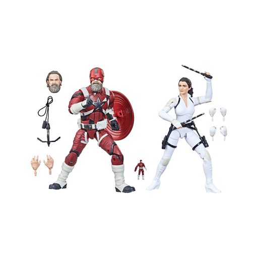 [5010993860777] HASBRO Marvel Legends 2 figuras Black Widow 2021 Red Guardian & Melina 15cm