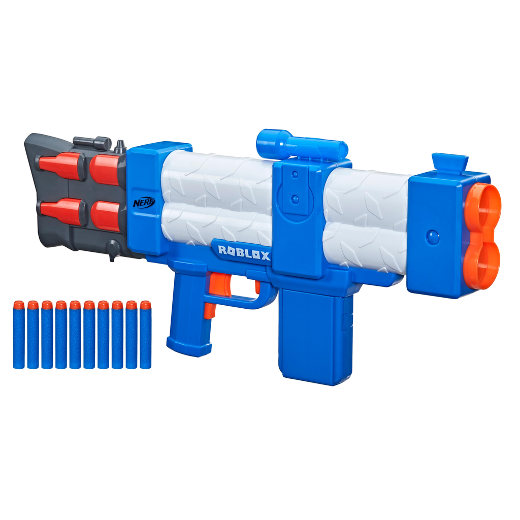 NERF Roblox Arsenal Motorized Pulse Laser Blaster 10 darts