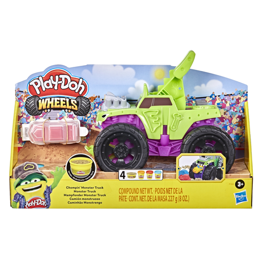 [5010993881727] HASBRO Play-Doh Wheels Monster Truck, coffret de pâte à modeler