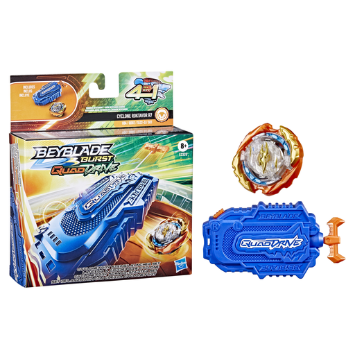 [5010993934096] HASBRO Beyblade Burst Quad Drive Cyclone Fury String Launcher and Top 1 unit
