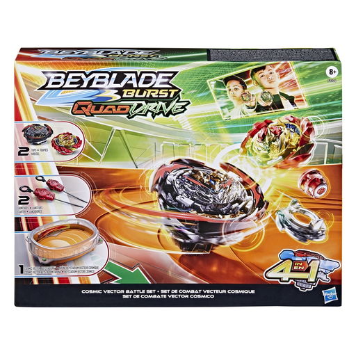 [5010993934133] HASBRO Beyblade Burst Quad Drive Set de Combate Cosmic Vector o set