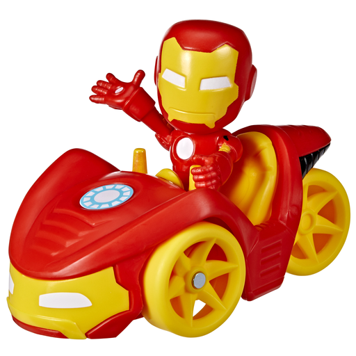 [5010993941810] MARVEL Spidey And His Amazing Friends Iron Man And Vehicle