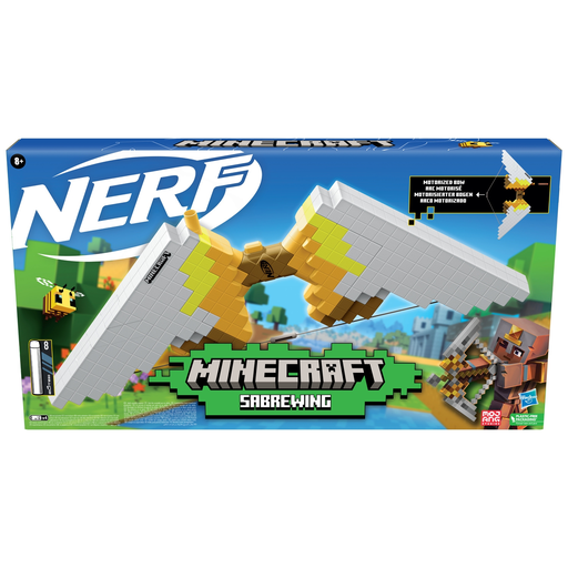[5010994139902] NERF Minecraft Sabrewing Motorized Bow per unit