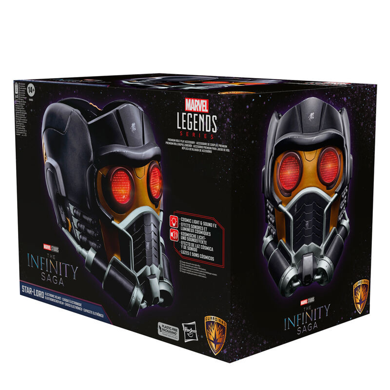 HASBRO Marvel Legends Series Capacete eletrónico premium Star-Lord
