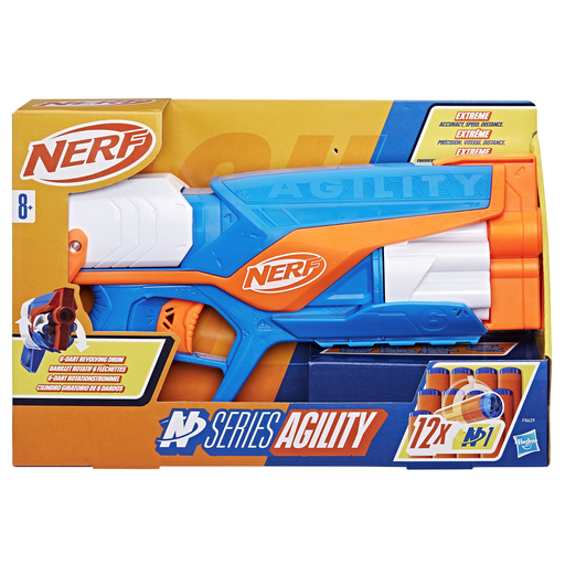 [5010996206466] NERF N Series Agility Blaster with 12 Darts