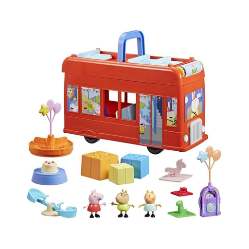 [5010996232380] HASBRO Peppa Pig 2-in-1 Party Bus Playset