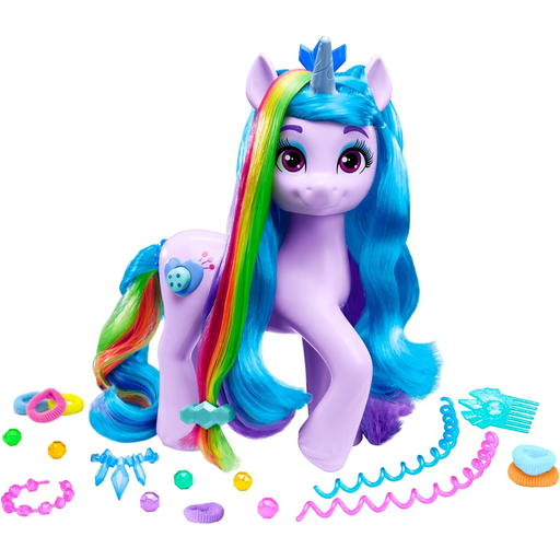 [5010996247094] HASBRO My Little Pony Rainbow Styles Izzy Moonbow Interactive Figure 24 cm