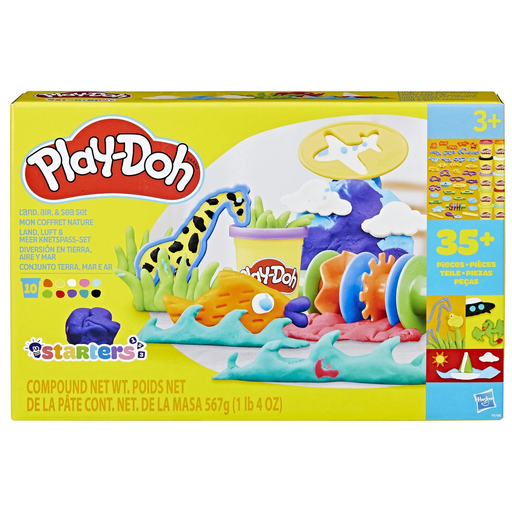 [5010996247490] HASBRO Play-Doh Nature Set Modeling Clay the box