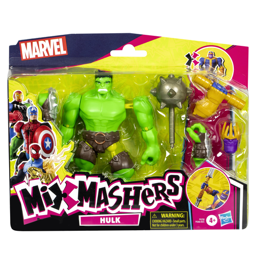 [5010996247704] HASBRO Mixmashers Hulk Deluxe Figura 12cm, 12cm