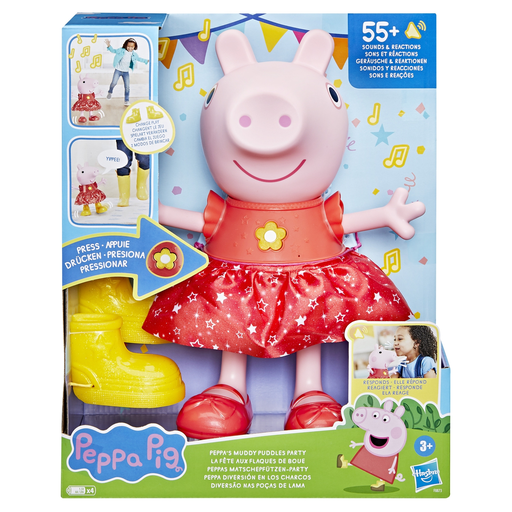 [5010996255099] HASBRO Figurine interactive Peppa Pig 30cm, la boite