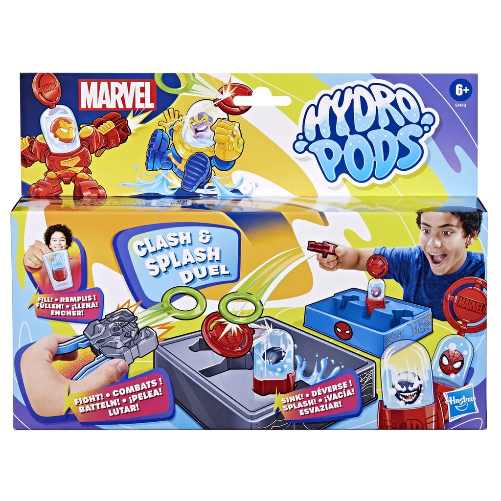HASBRO Hydro Pods Marvel Clash & Splash Duel Battle Set