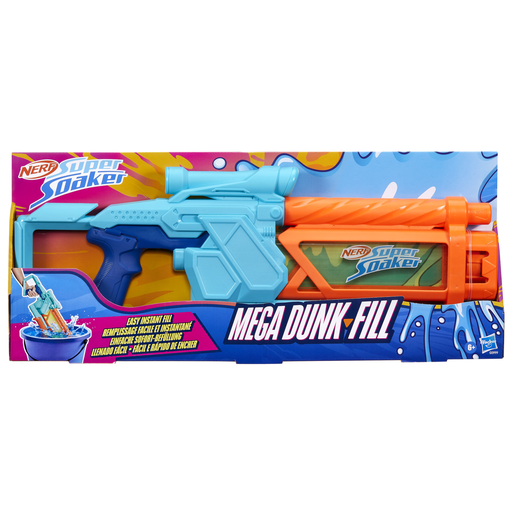 [5010996279750] NERF Super Soaker Mega Dunk-Fill Water Blaster