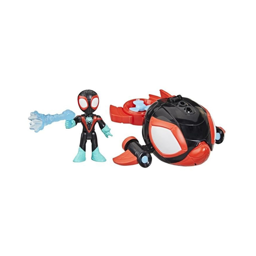 [5010996281173] HASBRO Miles Morales Water-webs Dolphin Vehicle Figure
