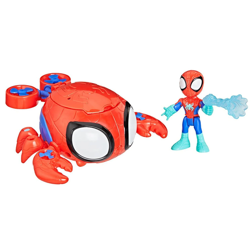 [5010996281272] HASBRO Vehículo Spidey y sus Sorprendentes Amigos con figura modelo aleatorio