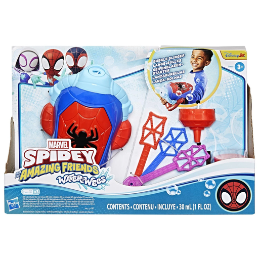 [5010996286130] HASBRO Marvel Spidey Electronic Bubble Blaster, The box
