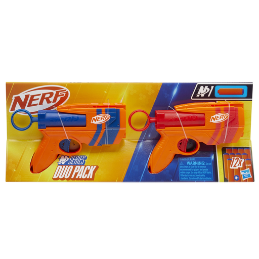 [5010996303073] NERF N Series Double Pack 2 Blasters 6 Years+