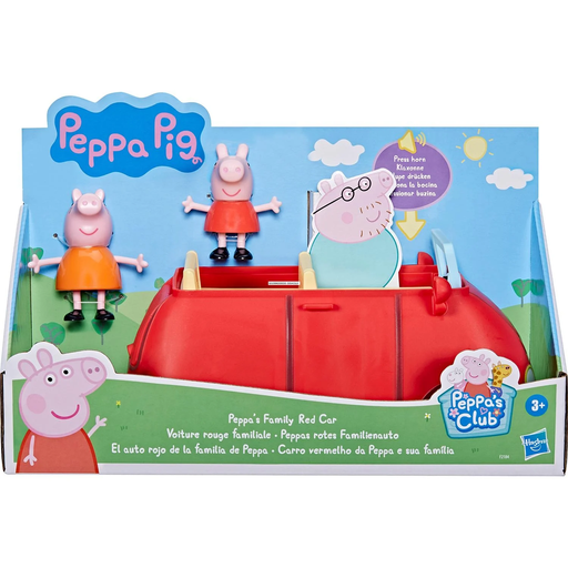 [5010996308030] PEPPA PIG El gran coche familiar, set con vehículo y 2 figuras, la caja