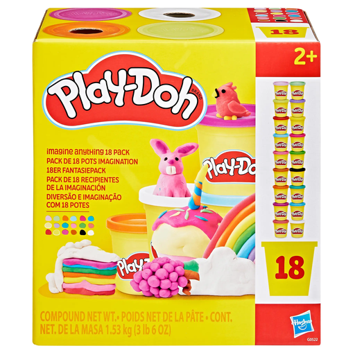 [5010996316929] PLAY-DOH Hasbro 18 Doh Modeling Compound 18-pack