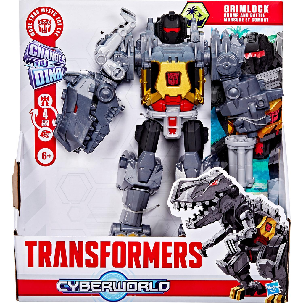 TRANSFORMERS Figurine T-Rex Cyber World 22cm