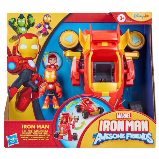 [5010996325402] HASBRO 2-in-1 Vehicle and Iron Man Figure random model