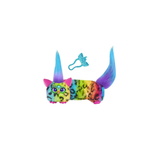 [5010996330208] HASBRO Furby Dj Furblets Rain-bow-kat Mini Peluche Électronique 45 Sons