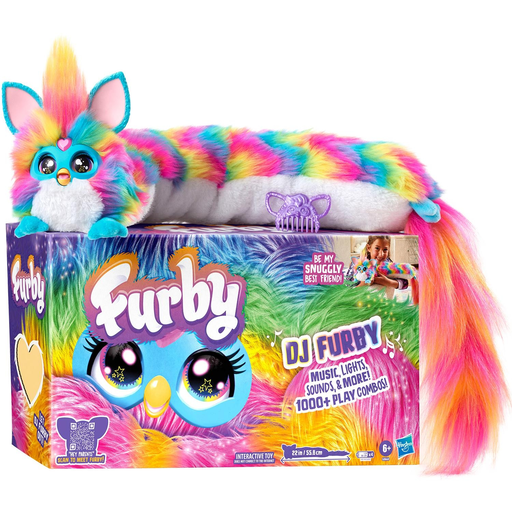 [5010996341488] HASBRO Furby DJ Rainbow Interactive Plush Toy