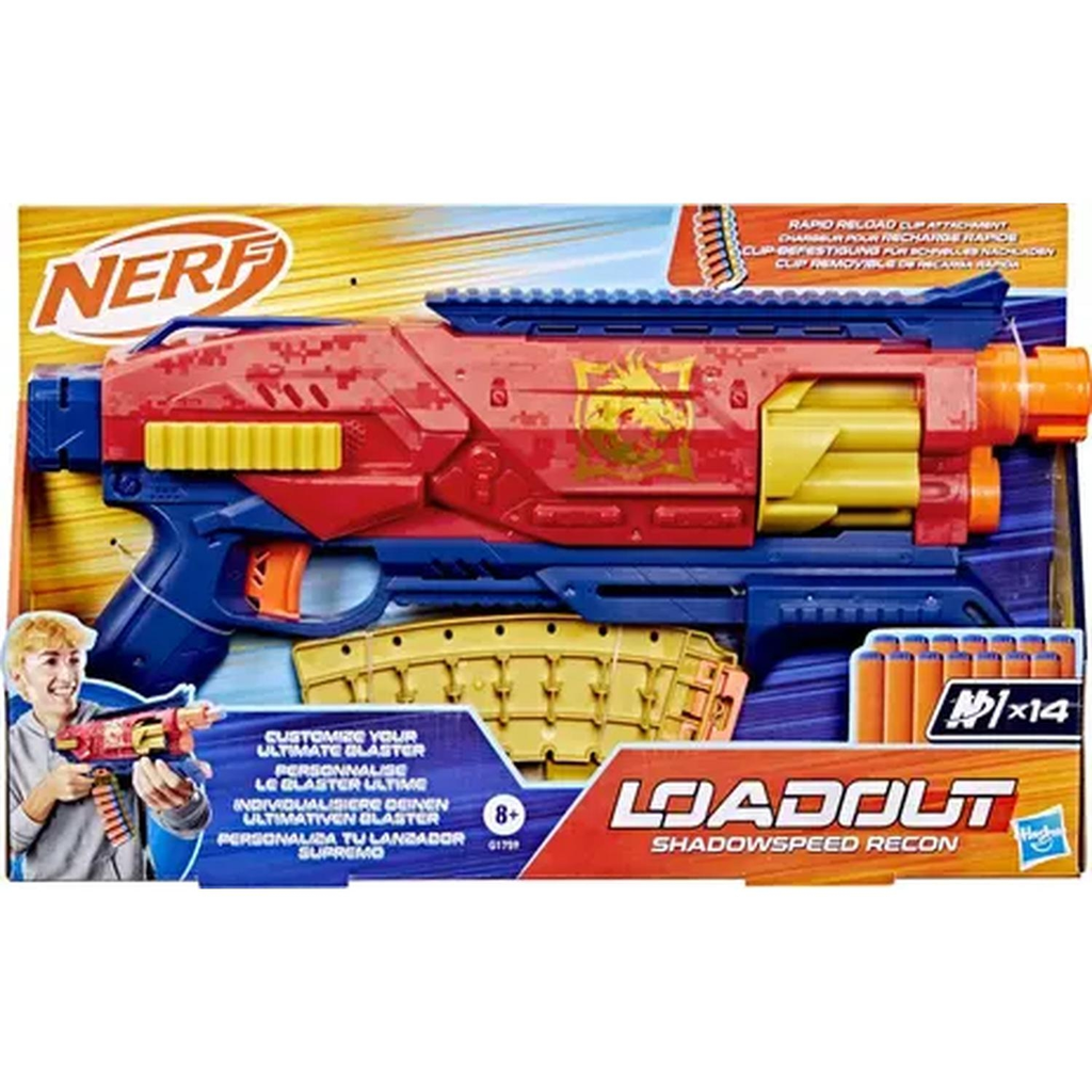 HASBRO Nerf Loadout Shadowspeed Recon a unidade