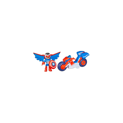 [5010996354938] HASBRO Captain America: Sam Wilson Figure And Super Moto Vehicle 7.5cm