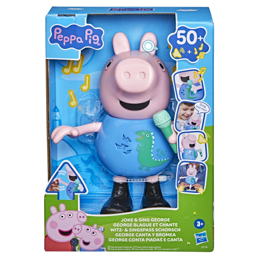 [5010996364876] HASBRO Peppa Pig Joke & Song George Plush Toy