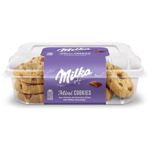 [5025183078993] MILKA Mini cookies Bolachas com pepitas de chocolate de leite 168 g