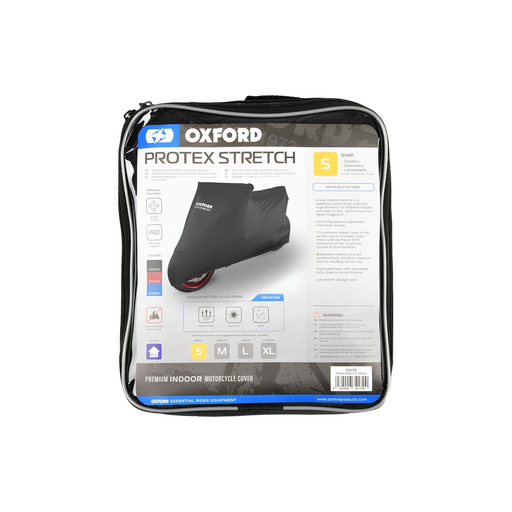 [5030009341717] OXFORD Garaje Plegable Interior Protex M Funda Bicicleta Elástica Negra