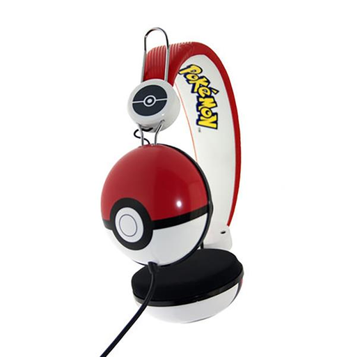[5055371619271] POKÉMON Auriculares Pokéball (rojo/blanco) PC