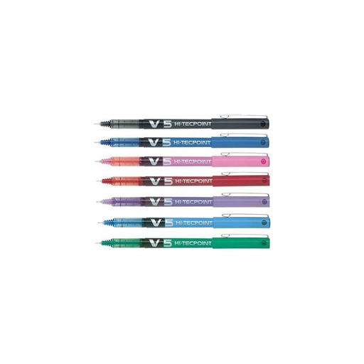 [5055747152166] PILOT Hi-tecpoint V5 Fine Point Rollerball Pens Assorted 7 units