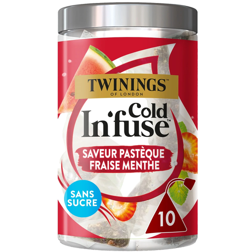 [5055953903255] TWININGS Cold In'fuse Watermelon Strawberry Mint Cold Infusion 10 bags 25 g