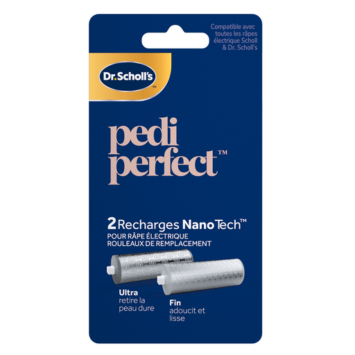 [5056585806747] DR SCHOLL'S Nano Tech Roller Refills for Pedi Electric File, box of 2 refills
