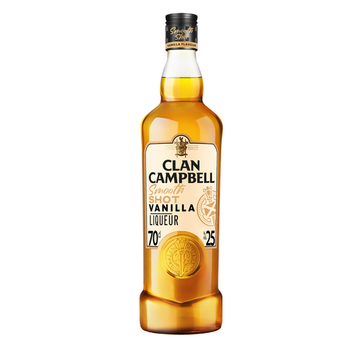 [5056772300393] CLAN CAMPBELL Smooth Shot Blended Scotch Whisky and Vanilla Liqueur 0.7 L