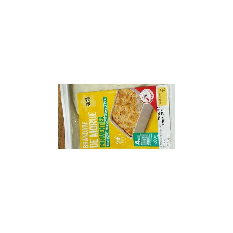 SELECTION INTERMARCHE Brandade Parmentier 600 g