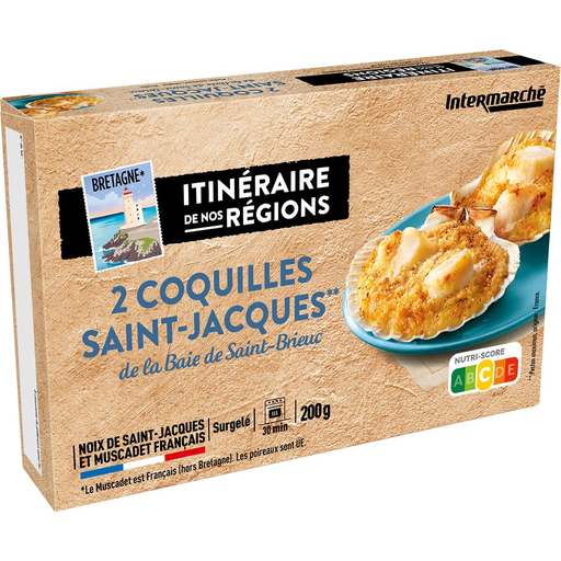 [3250391678204] ITINÉRAIRE DE NOS RÉGIONS Vieiras da baía de St Brieuc 2x100g