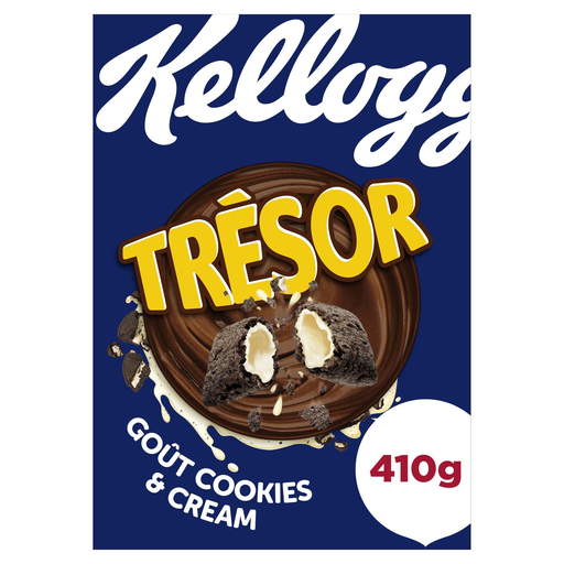 [5059319016870] KELLOGG'S Cereais Trésor Cookies and Cream Chocolate 410 g