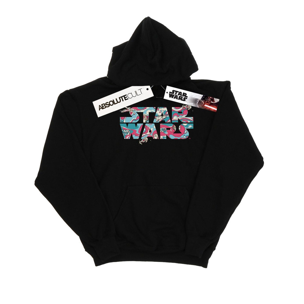 STAR WARS Sweatshirt com Capuz Menino Preto