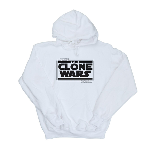 [5059568936240] STAR WARS Sweatshirt com capuz CLONE WARS Menino Branco