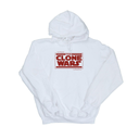 STAR WARS Sweat à capuche CLONE WARS Homme Blanc