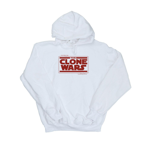 [5059568937810] STAR WARS Sweat à capuche CLONE WARS Homme Blanc