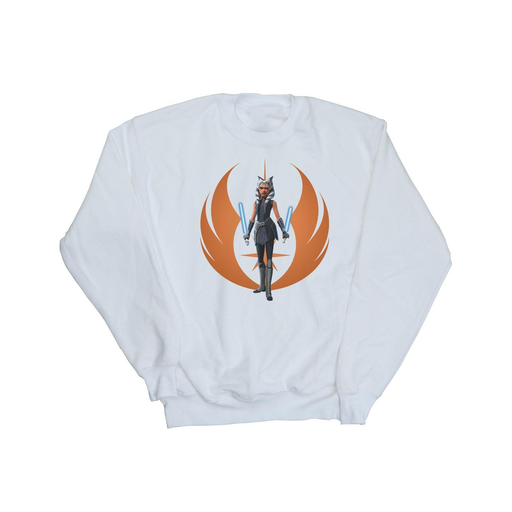 [5059934025028] STAR WARS Sweat CLONE WARS Femme Blanc