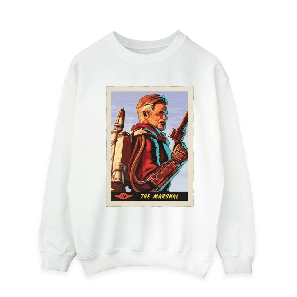 STAR WARS The Mandalorian The Marshal Men's Sweatshirt White
