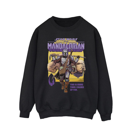 [5059934290266] STAR WARS The Mandalorian Men's Sweatshirt Black